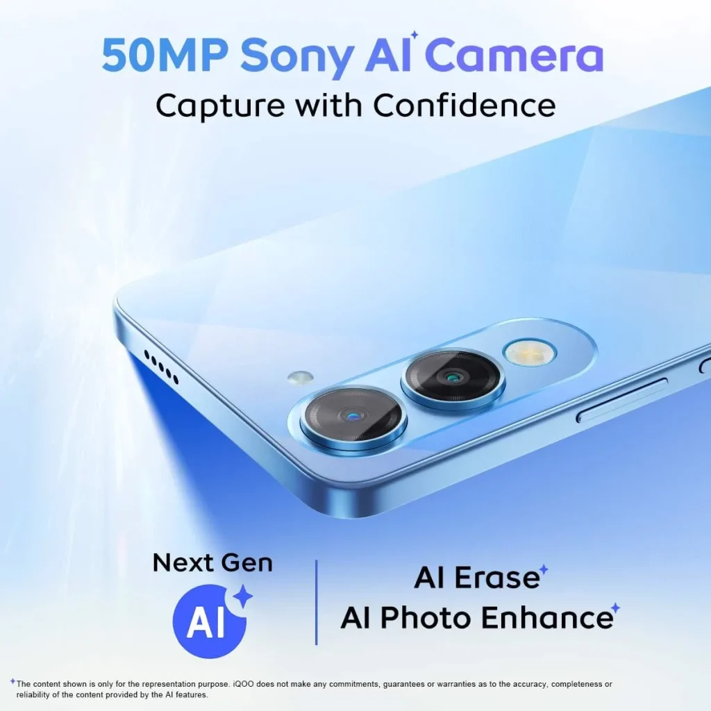 iQOO Z10 Lite 5G Camera