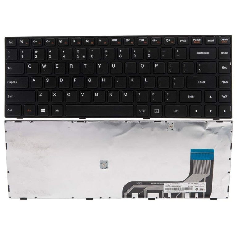 Laptop Internal Keyboard(US) for Lenovo Ideapad 100-15IBY, 100-15, 300-15 80MJ Black