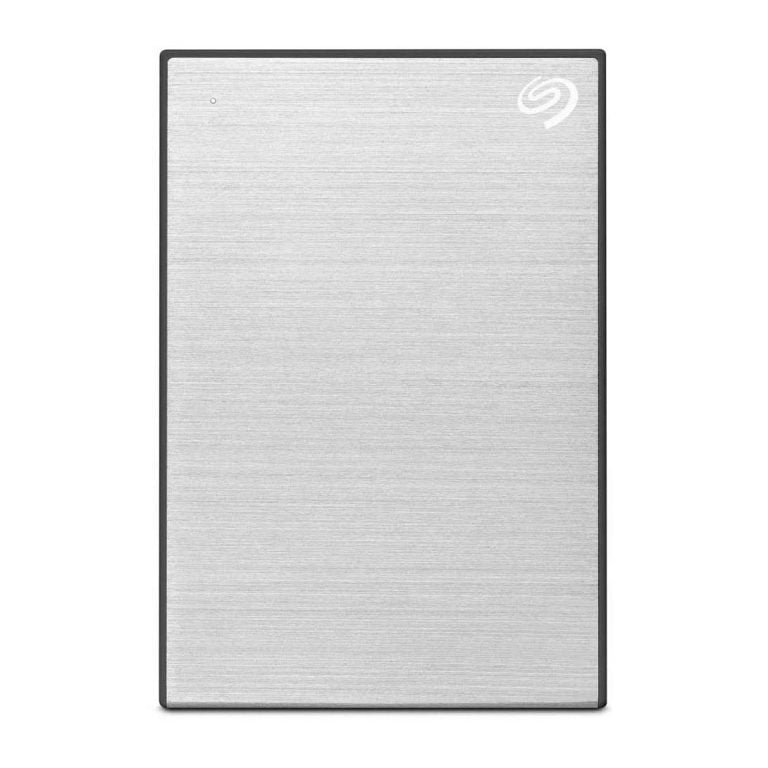 Seagate Backup Plus Slim 2 TB External HDD – USB 3.0 for Windows and Mac, 3 yr Data Recovery Services, Portable Hard Drive – Silver with 4 Months Adobe CC Photography (STHN2000401)