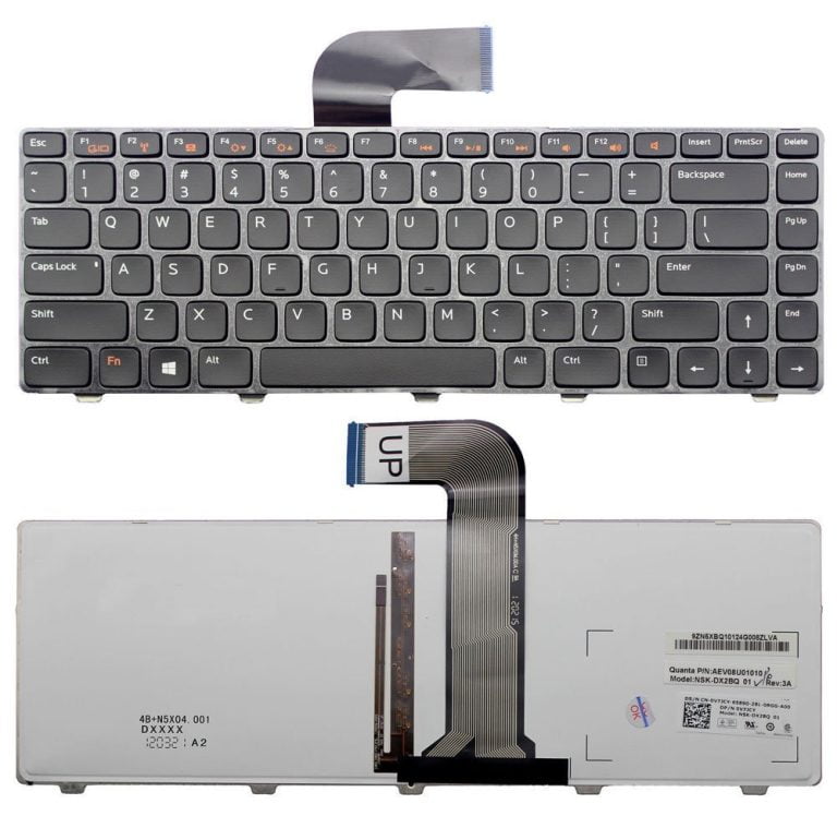 Laptop Keyboard Compatible for DELL INSPIRON M411R with Backlit
