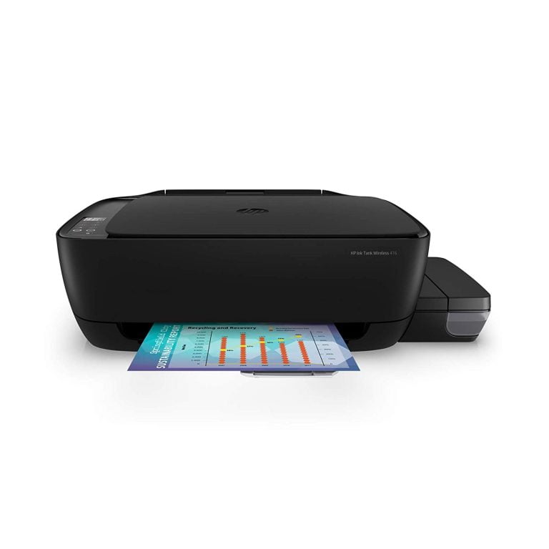 HP Ink Tank 416 WiFi Colour Printer, Scanner and Copier for Home/Office, High Capacity Tank (7500 Black and 8000 Colour),Low Cost per Page(10paise for B/W and 20 Paise for Colour), Borderless Print