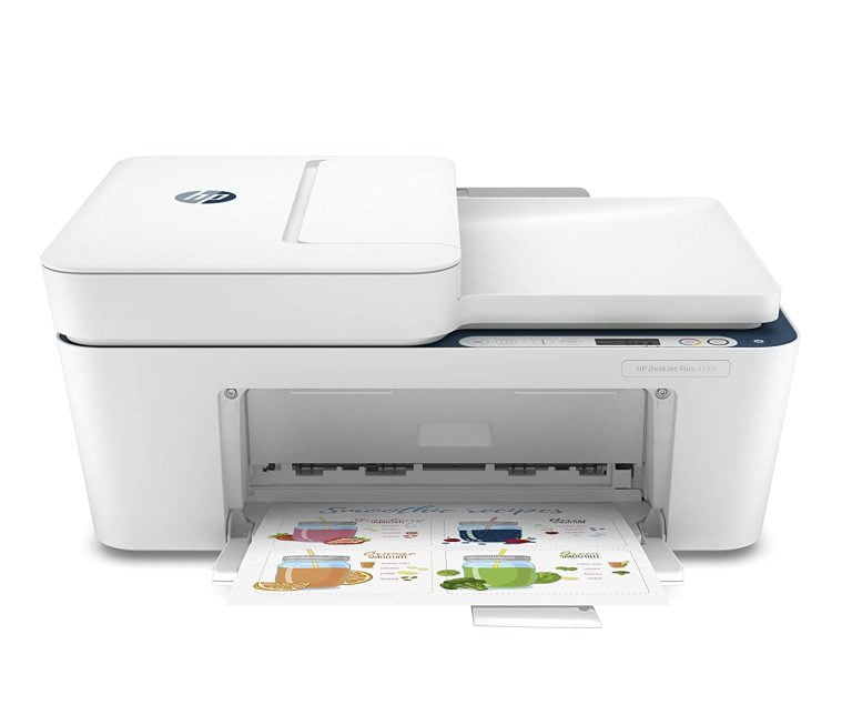 HP Deskjet 4123 Colour Printer, Scanner and Copier for Home, Compact Size, Automatic Document Feeder, Send Mobile fax, Easy Set-up Through HP Smart App on Your Mobile