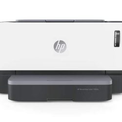 HP Neverstop 1000w WiFi Enabled Monochrome Laser Printer, 80% Savings on Genuine Cartridge, Self Reloadable with 5X Inbox Yield, Smart Tasks with HP Smart App, Low Emission & Clean Air Quality