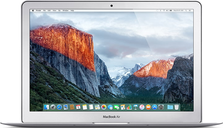 Refurbished Apple A1466 2017 MacBook Air Laptop (Intel CORE I5/8 GB/128 GB SSD/13.3”/macOS Big Sur)
