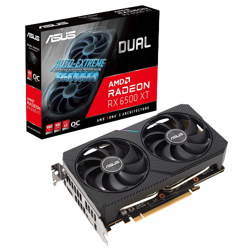 Asus dual Radeon RX 6500 XT Graphics Card
